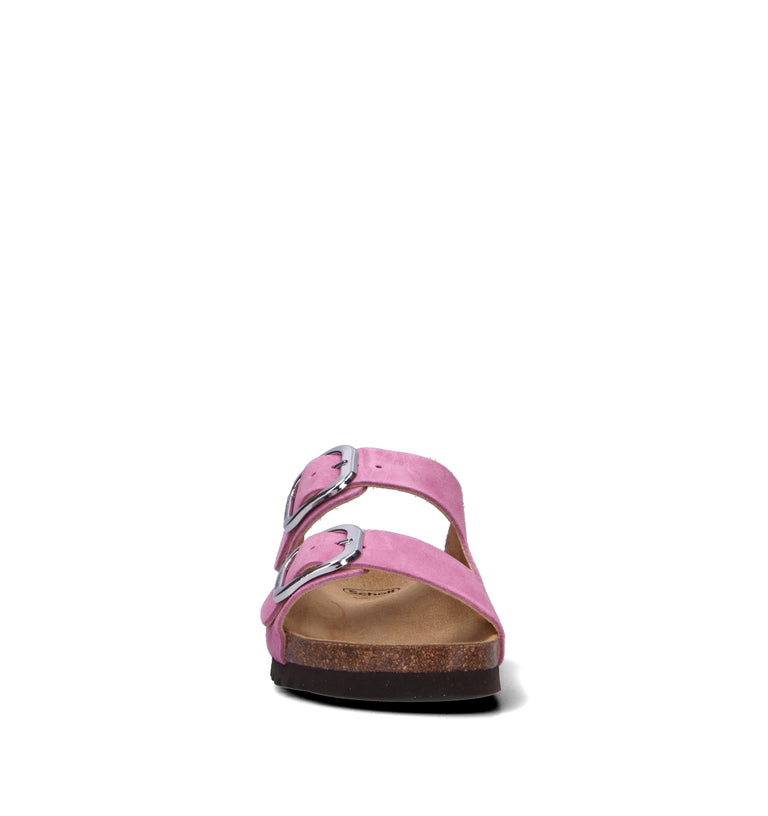 SCHOLL Ciabatta donna fucsia in suede
