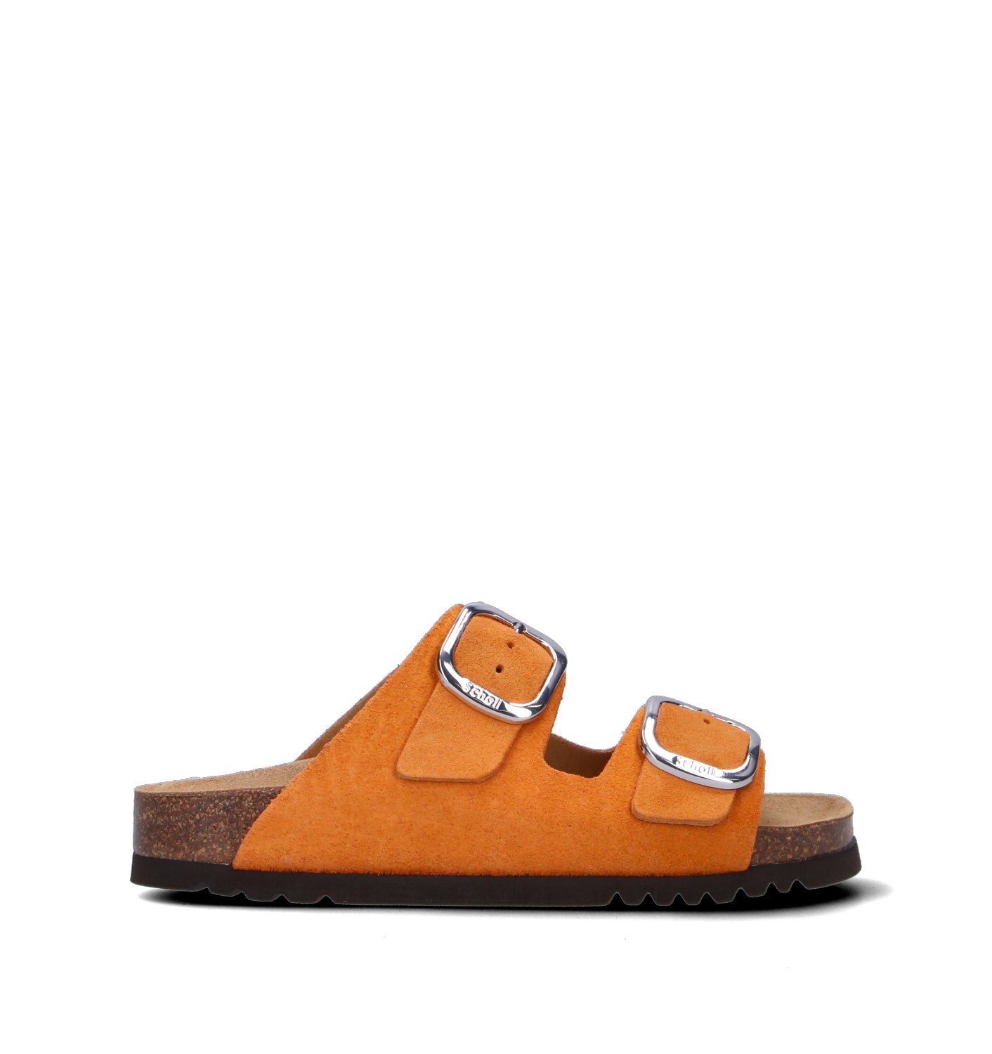 SCHOLL Ciabatta donna arancione in suede
