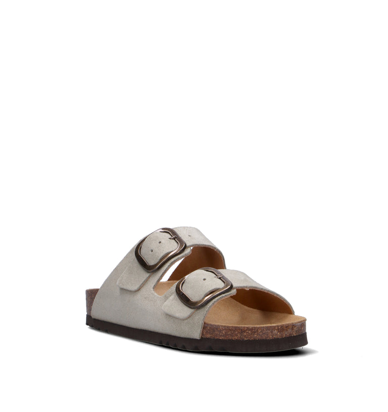 SCHOLL Ciabatta donna salvia in suede