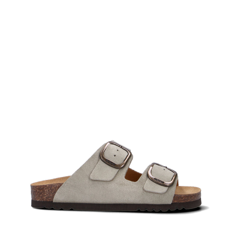 SCHOLL Ciabatta donna salvia in suede