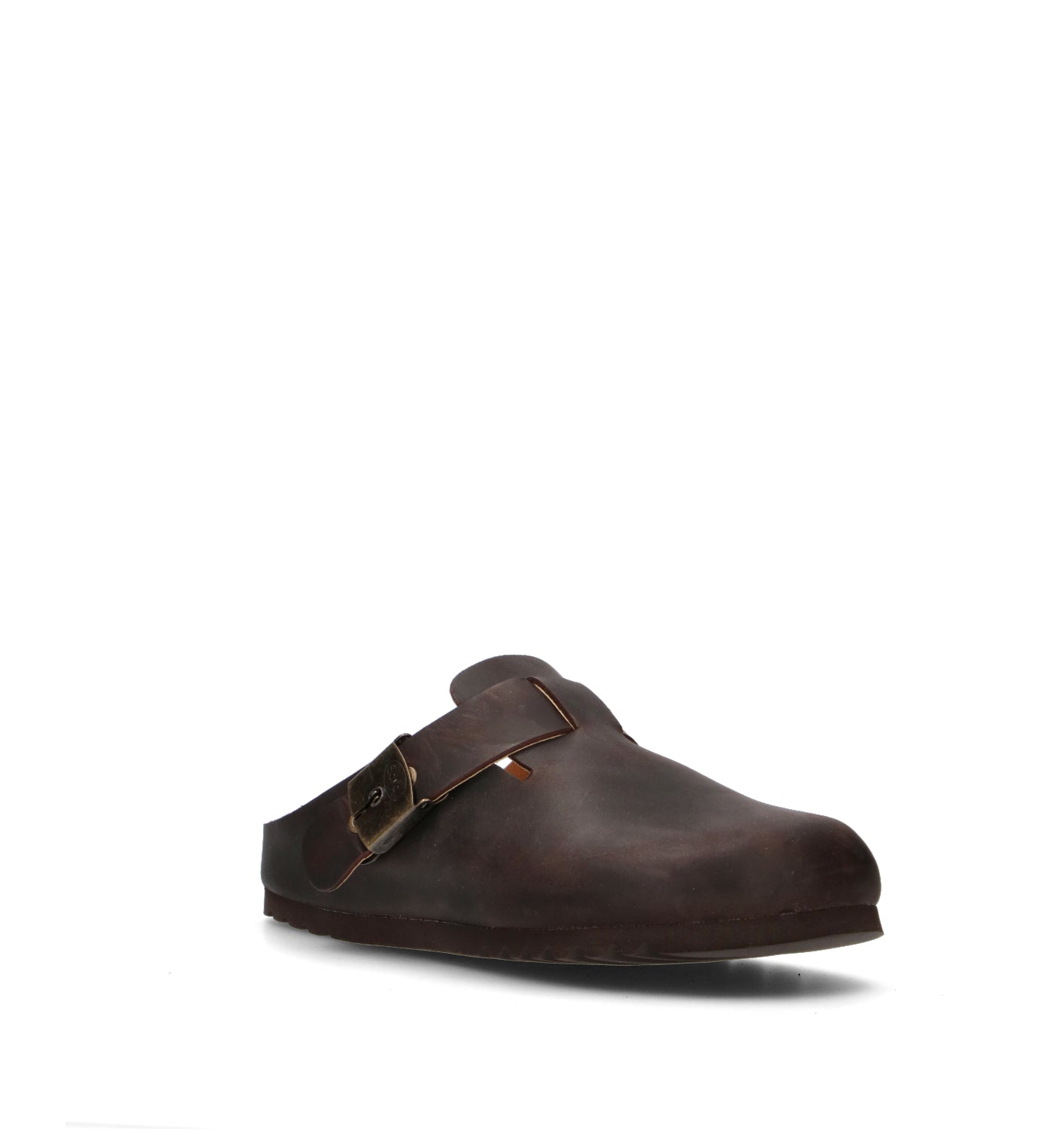 SCHOLL Sabot uomo marrone scuro in pelle