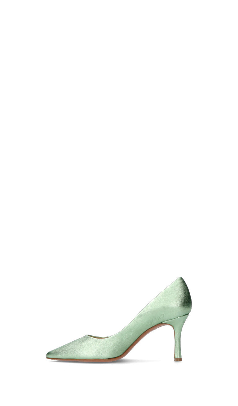 ENZO DI MARTINO Décolleté donna verde in pelle