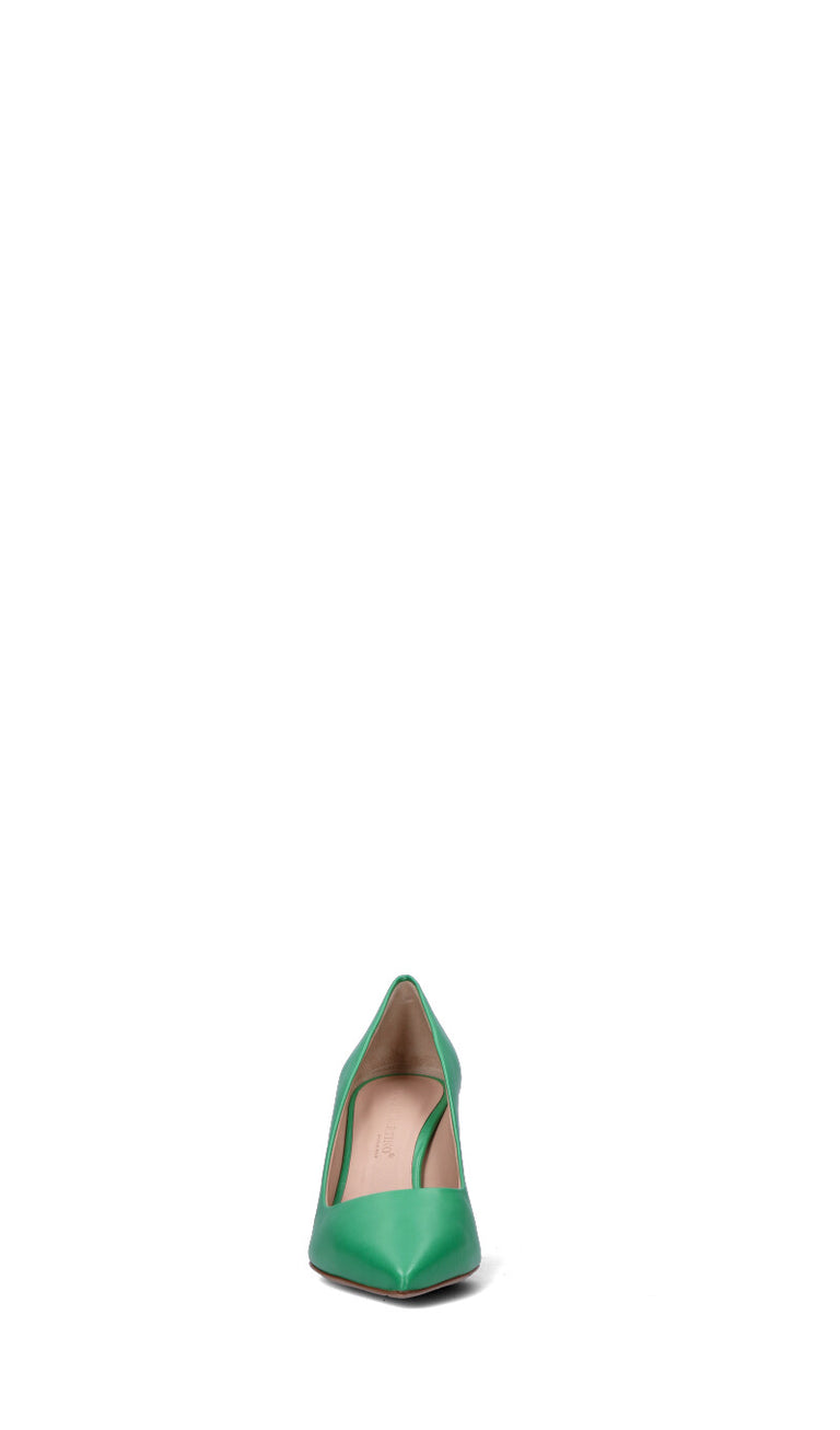 ENZO DI MARTINO Decollete donna verde in pelle