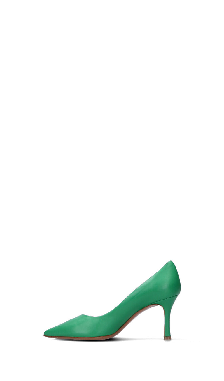 ENZO DI MARTINO Decollete donna verde in pelle