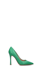 ENZO DI MARTINO Decollete donna verde in pelle