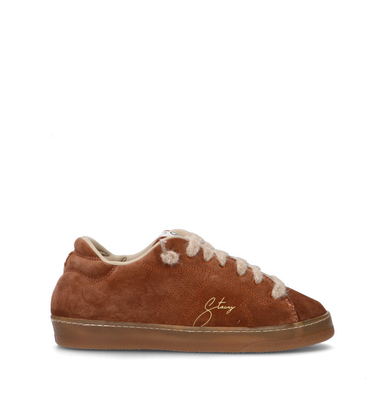 STACY Sneaker donna marrone in suede