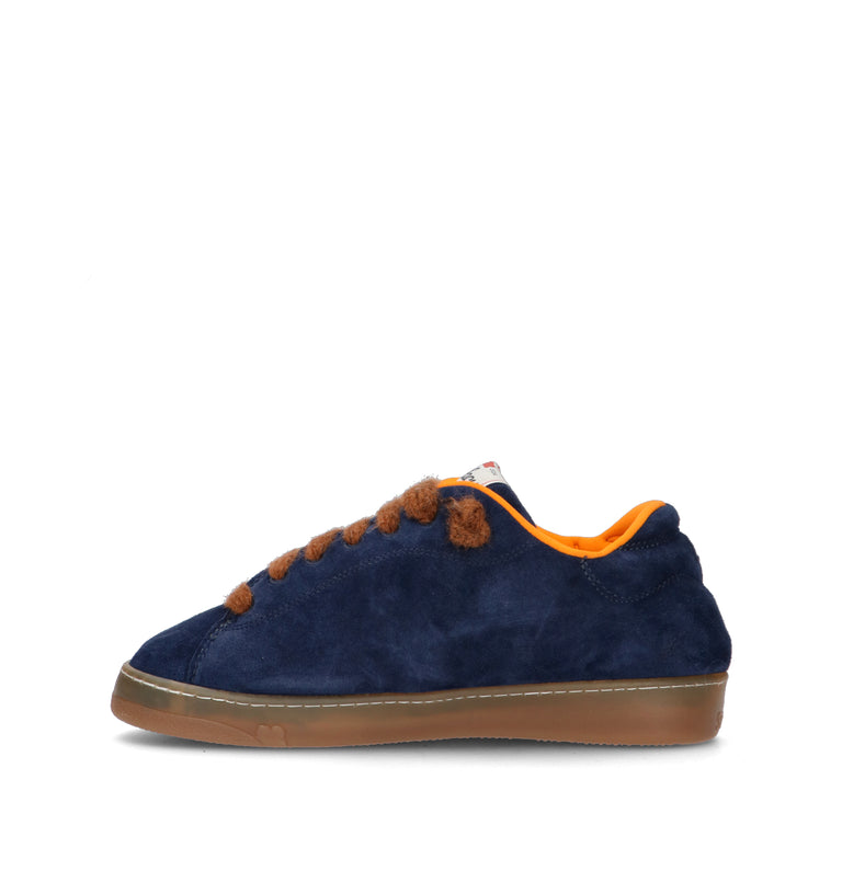 STACY Sneaker donna blu in suede