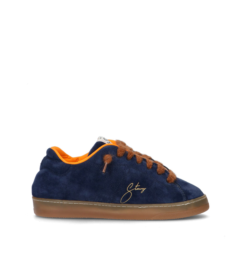 STACY Sneaker donna blu in suede