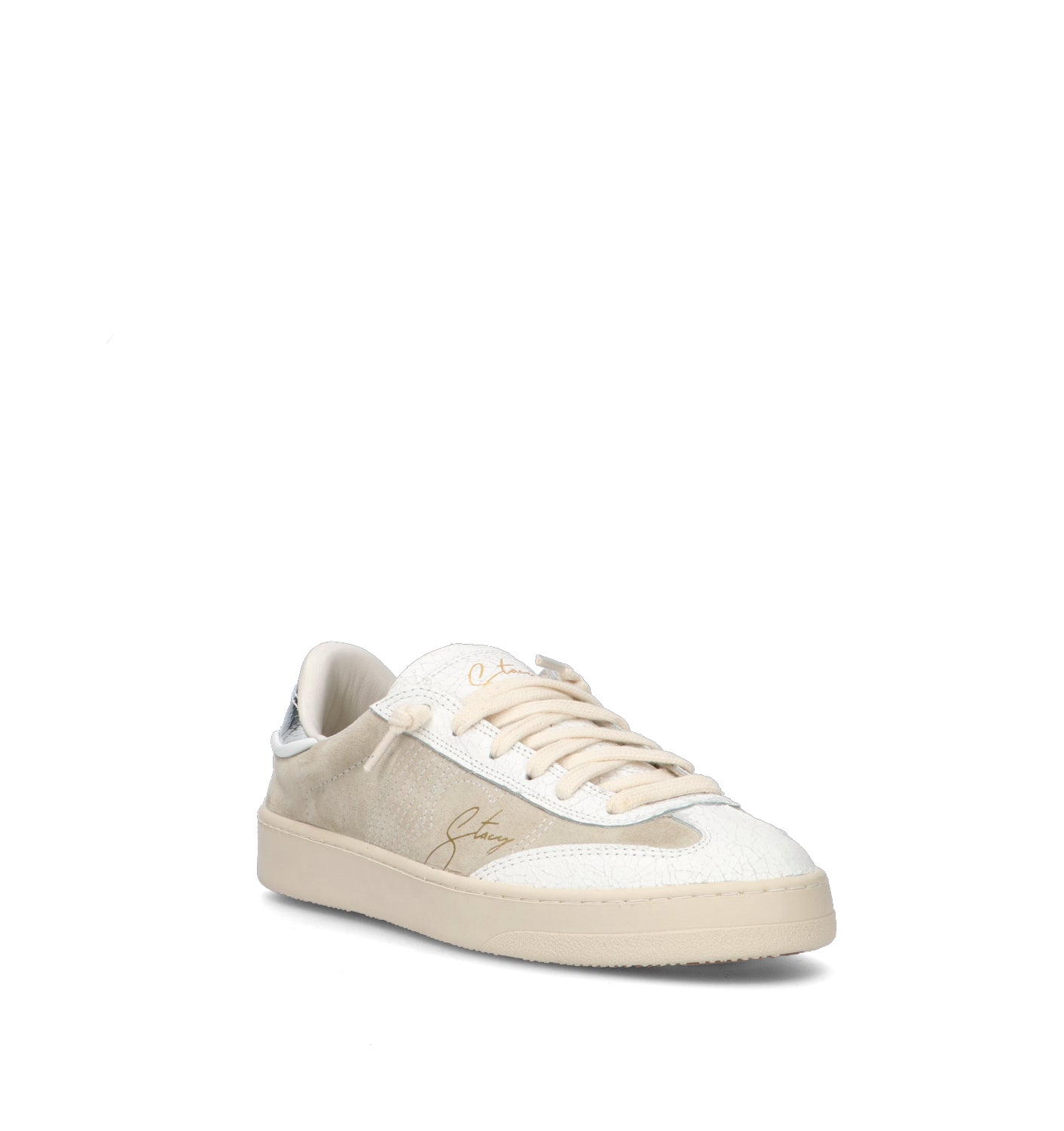 STACY Sneaker donna bianca in pelle