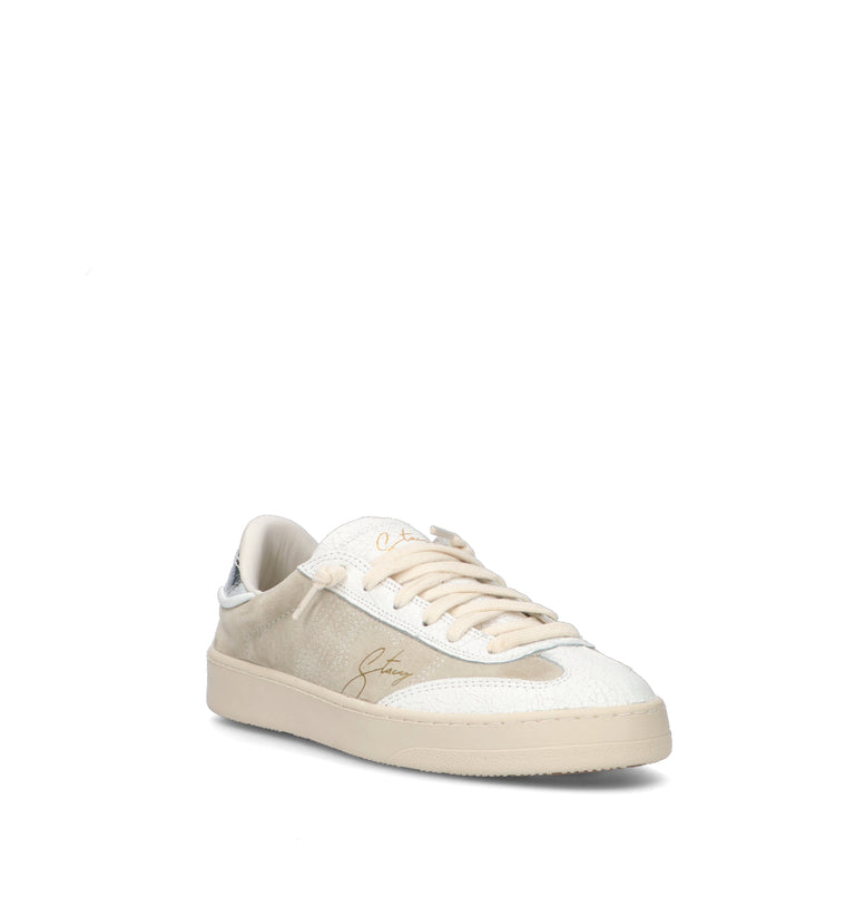 STACY Sneaker donna bianca in pelle