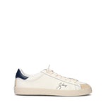 STACY Sneaker uomo bianca/blu in pelle