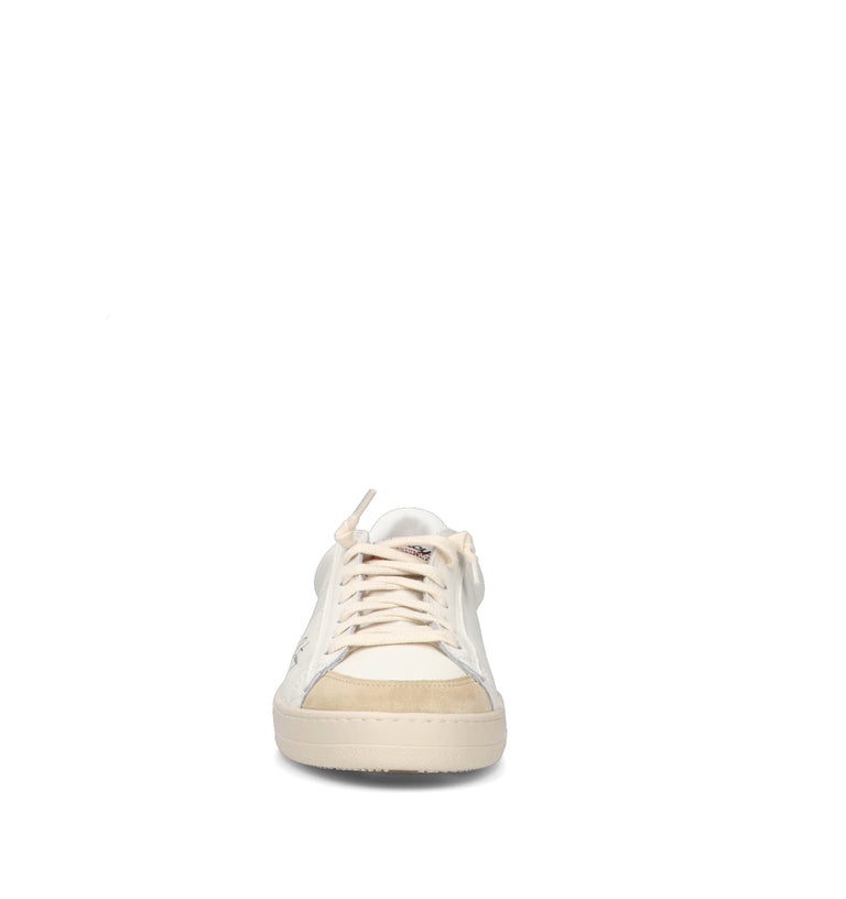 STACY Sneaker uomo bianca/blu in pelle
