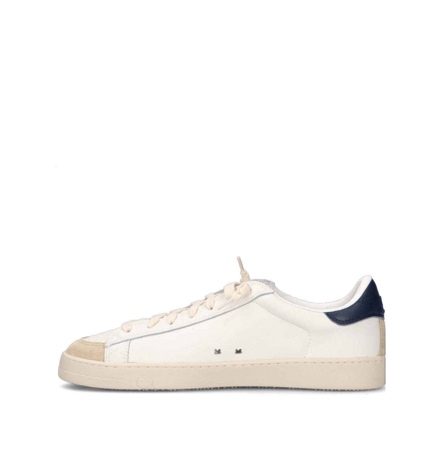 STACY Sneaker uomo bianca/blu in pelle