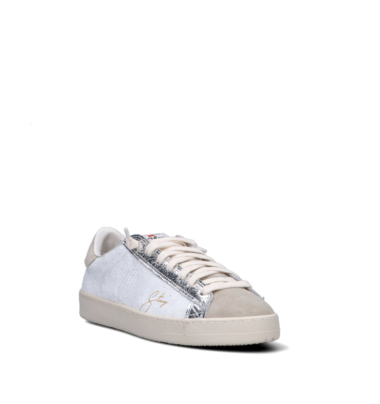 STACY Sneaker donna bianca in pelle