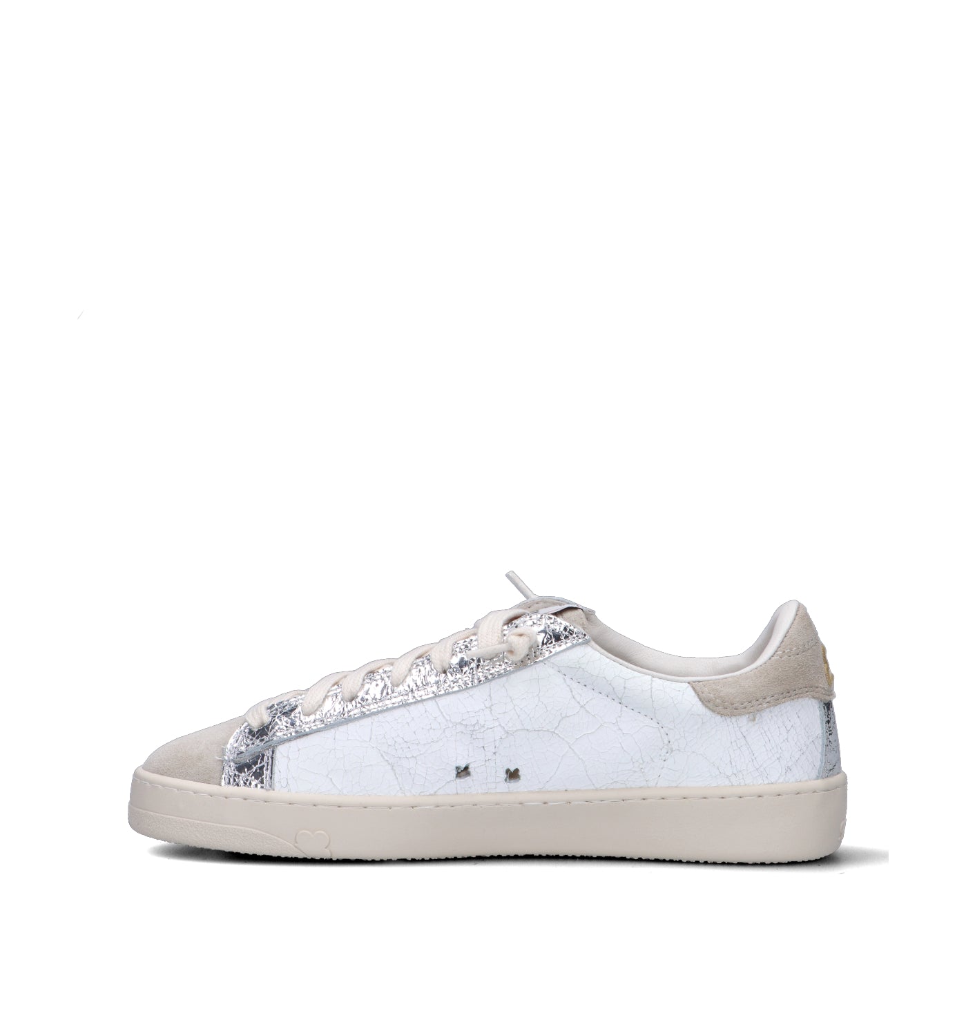 STACY Sneaker donna bianca in pelle