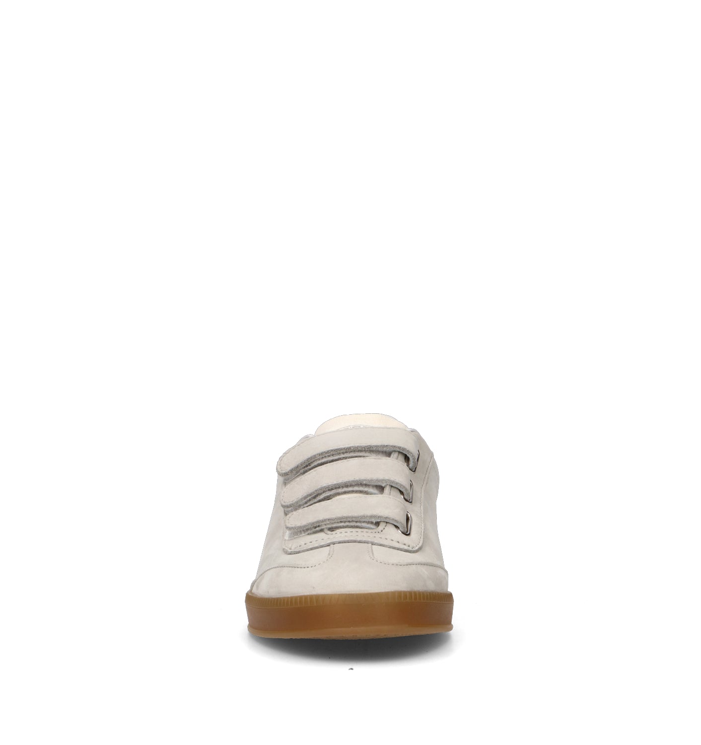 P448 Sneaker donna grigia in nabuk