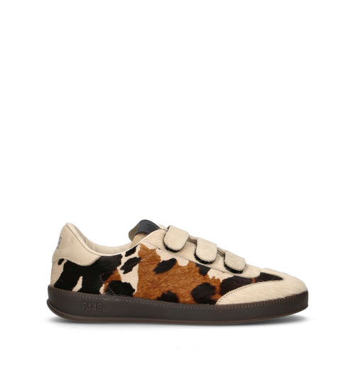 P448 Sneaker donna animalier in cavallino