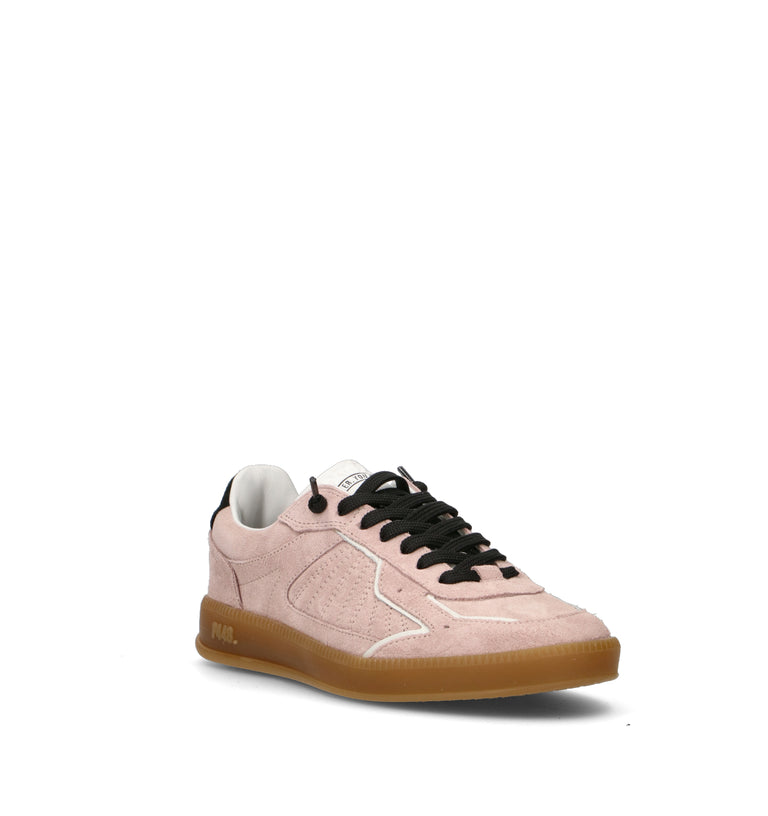 P448 Sneaker donna rosa in suede