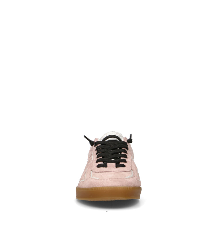 P448 Sneaker donna rosa in suede