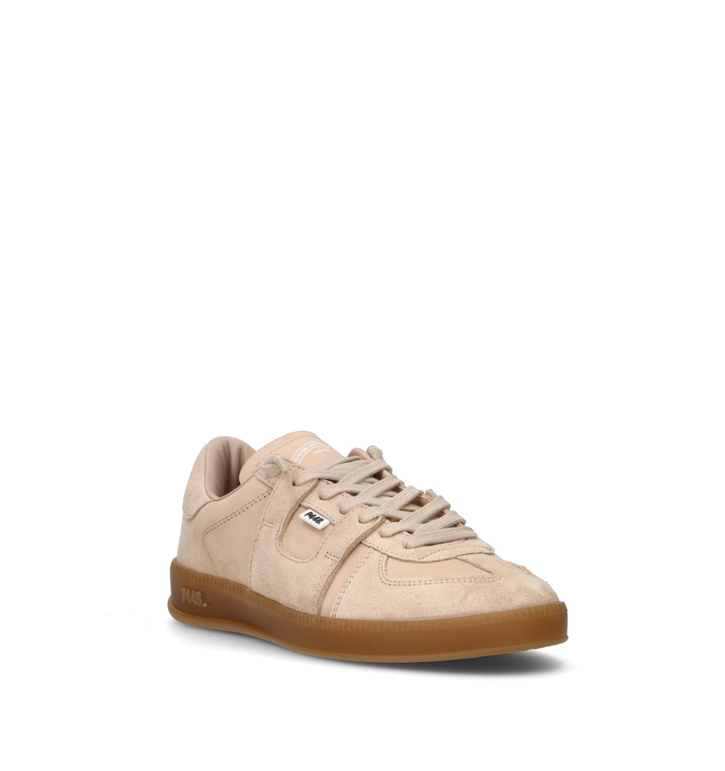 P448 Sneaker donna rosa in nabuk