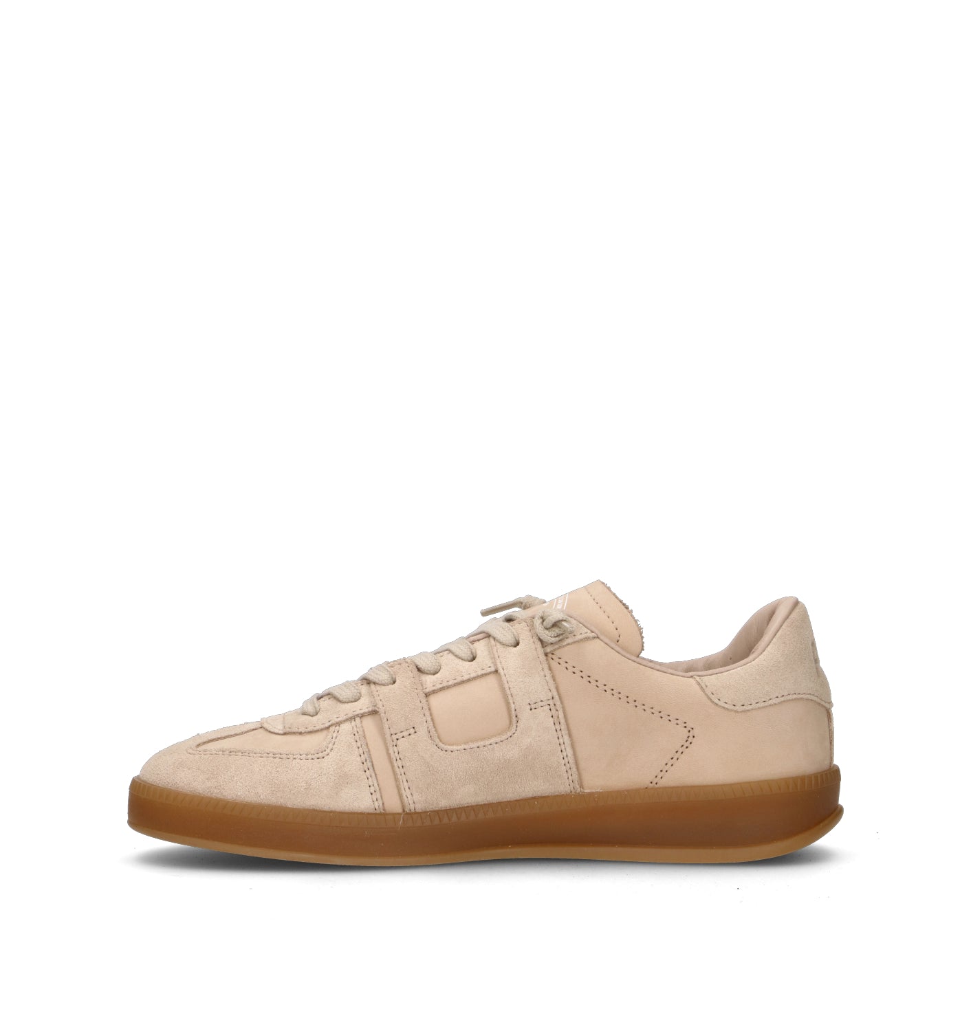 P448 Sneaker donna rosa in nabuk