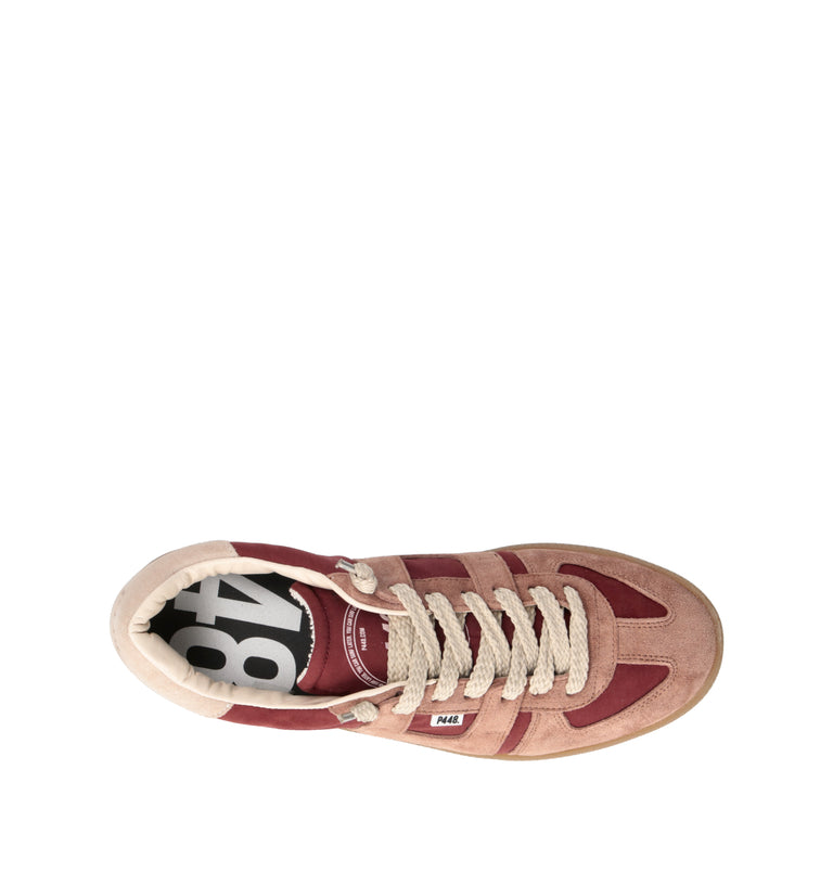 P448 Sneaker uomo rossa