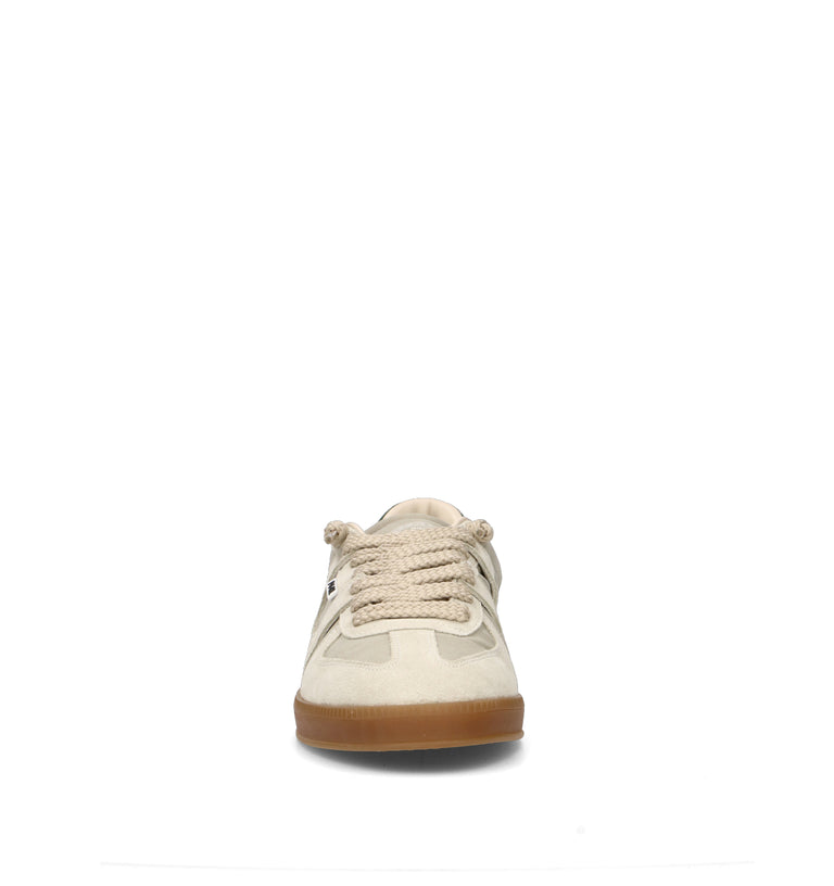 P448 Sneaker uomo beige/verde