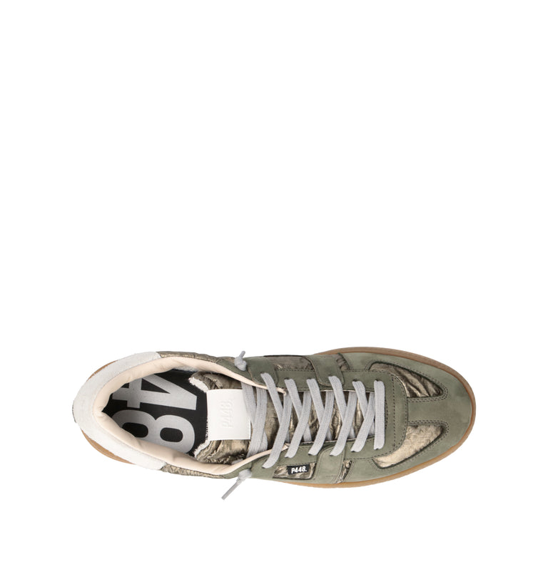 P448 Sneaker uomo oliva
