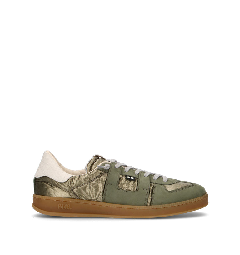 P448 Sneaker uomo oliva