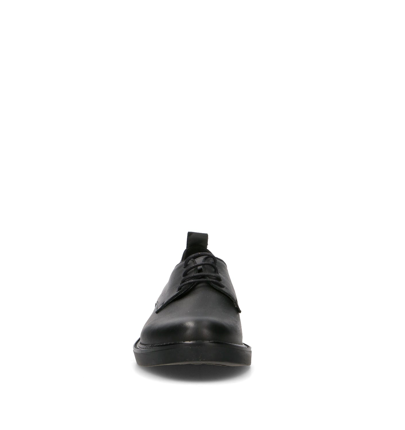 BUENO Stringata donna nera in pelle