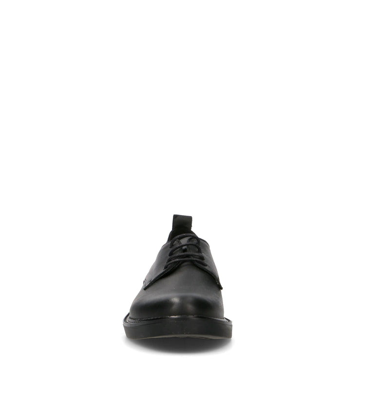 BUENO Stringata donna nera in pelle