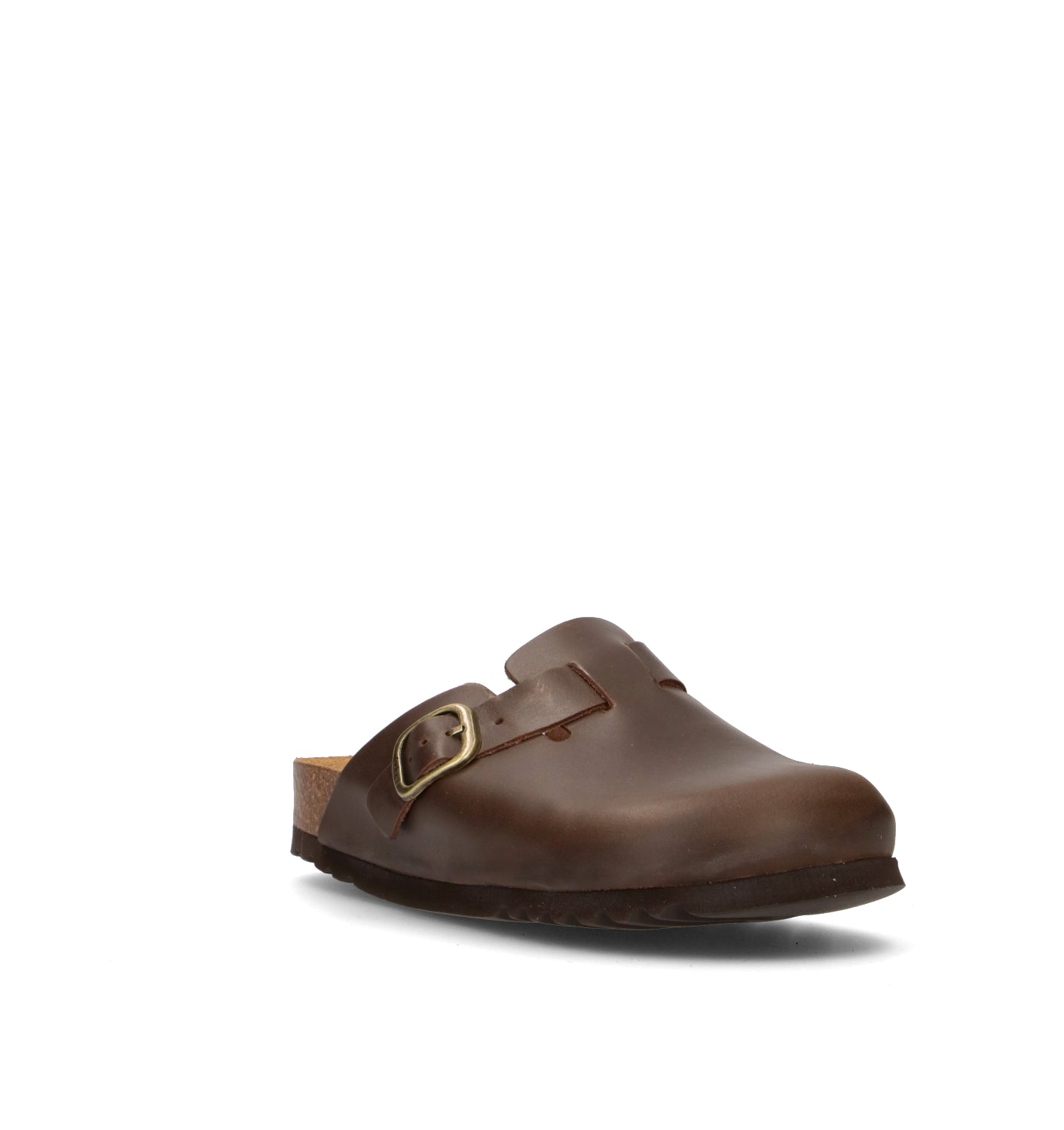 SCHOLL Sabot donna marrone in pelle