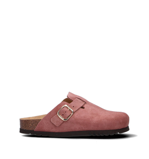 SCHOLL Sabot donna rosa in suede