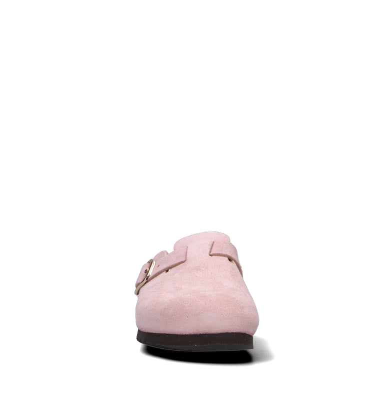 SCHOLL Sabot donna rosa in suede