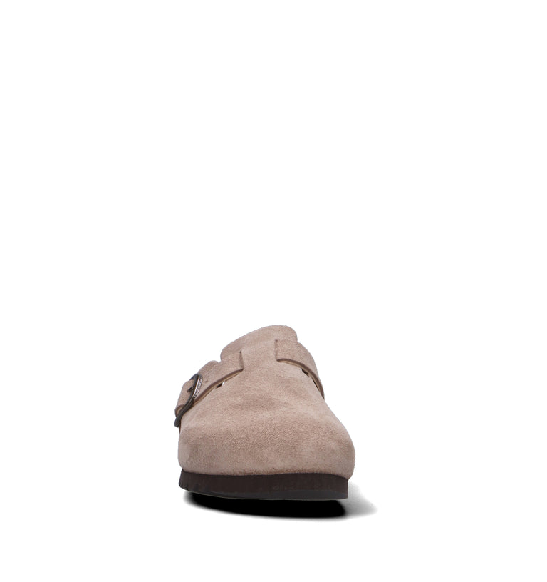 SCHOLL Sabot donna beige in suede