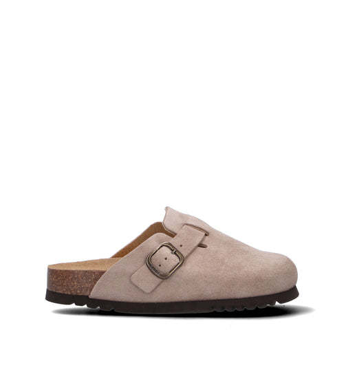 SCHOLL Sabot donna beige in suede