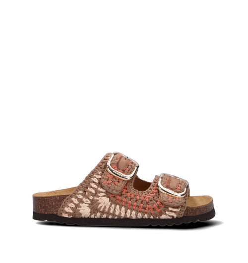 SCHOLL Ciabatta donna tan