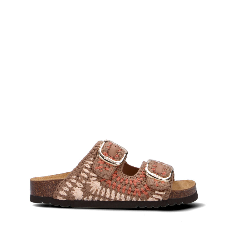 SCHOLL Ciabatta donna tan