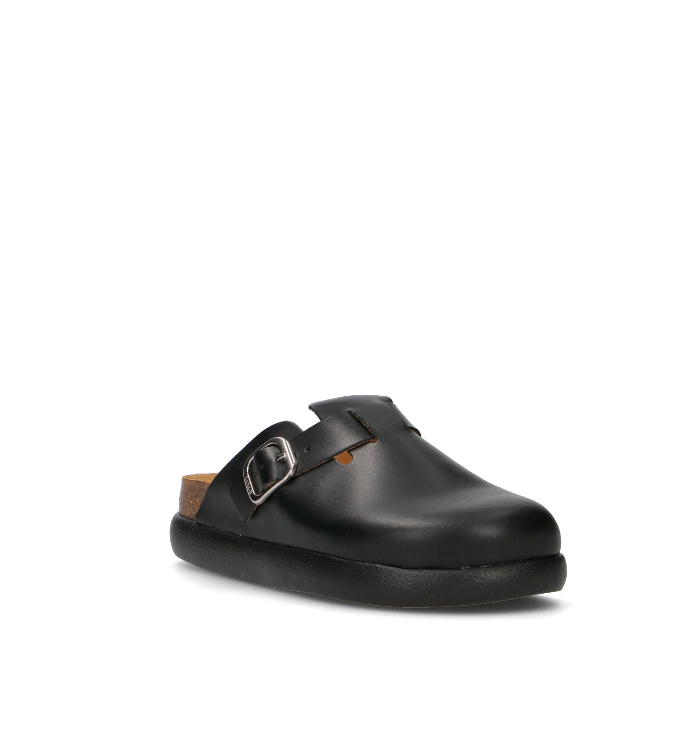 SCHOLL Sabot donna nero in pelle