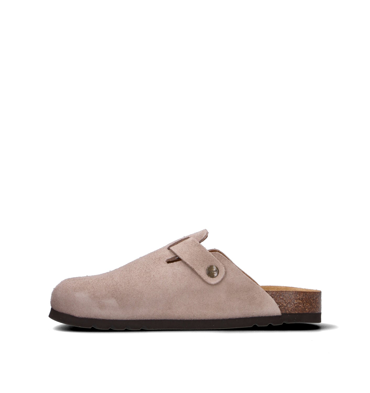 SCHOLL Sabot uomo beige in suede