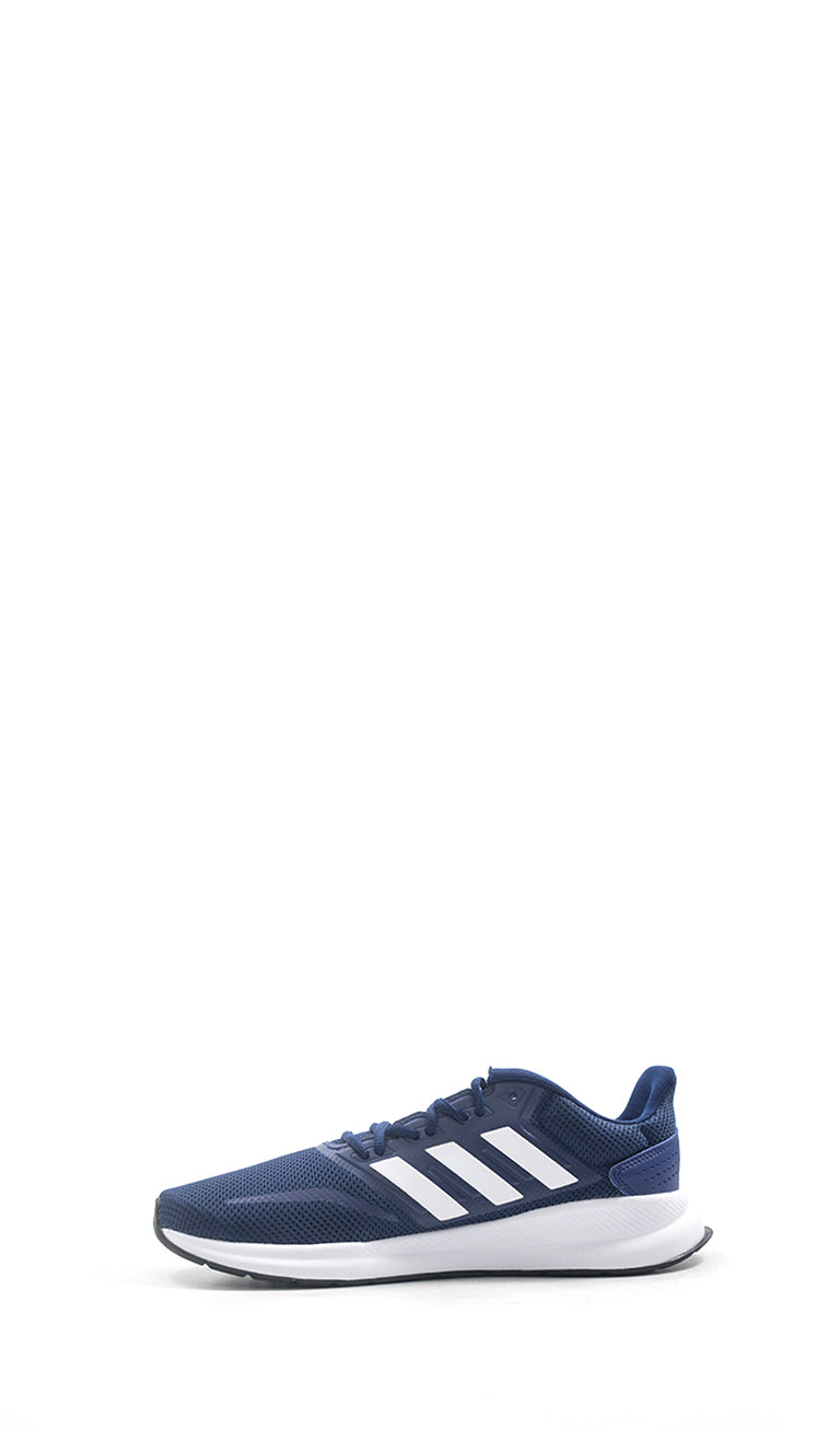 ADIDAS RUNFALCON Scarpa running uomo blu/bianca in tessuto