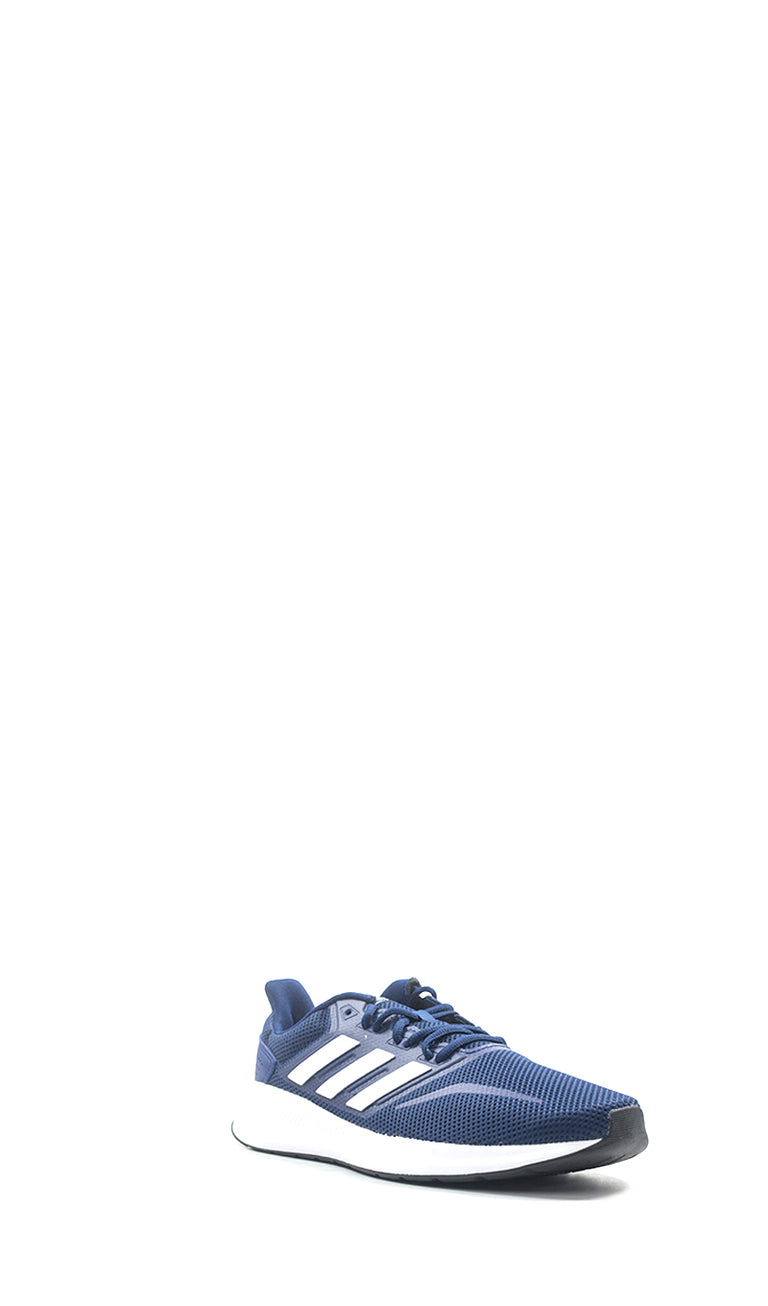ADIDAS RUNFALCON Scarpa running uomo blu/bianca in tessuto