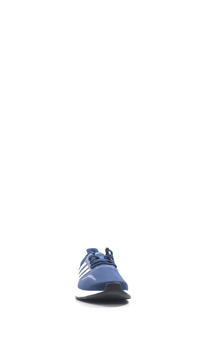 ADIDAS RUNFALCON Scarpa running uomo blu/bianca in tessuto