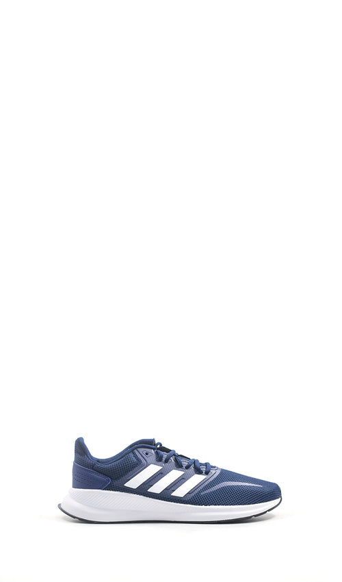 ADIDAS RUNFALCON Scarpa running uomo blu/bianca in tessuto