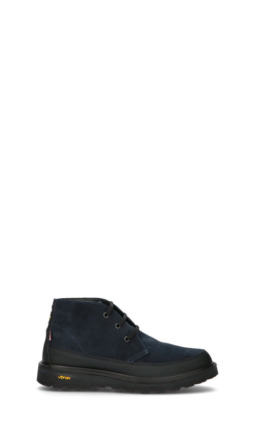 BLAUER Polacchino uomo blu in pelle