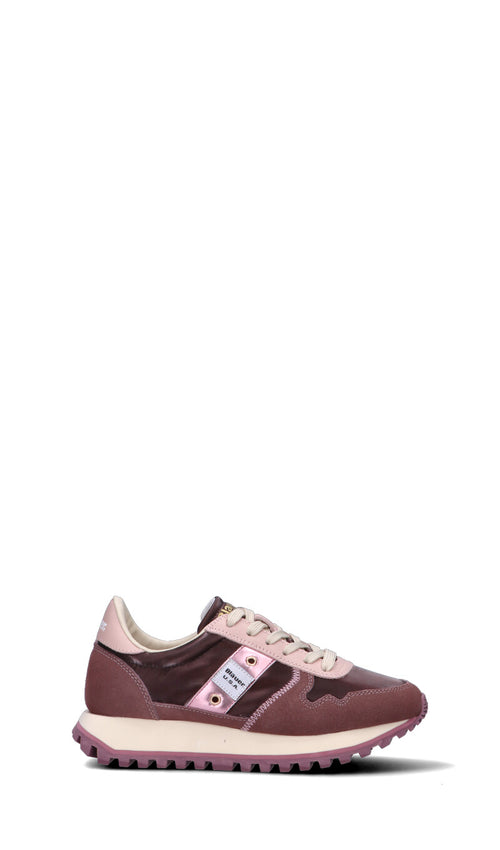 BLAUER Sneaker donna rosa/bordeaux in pelle