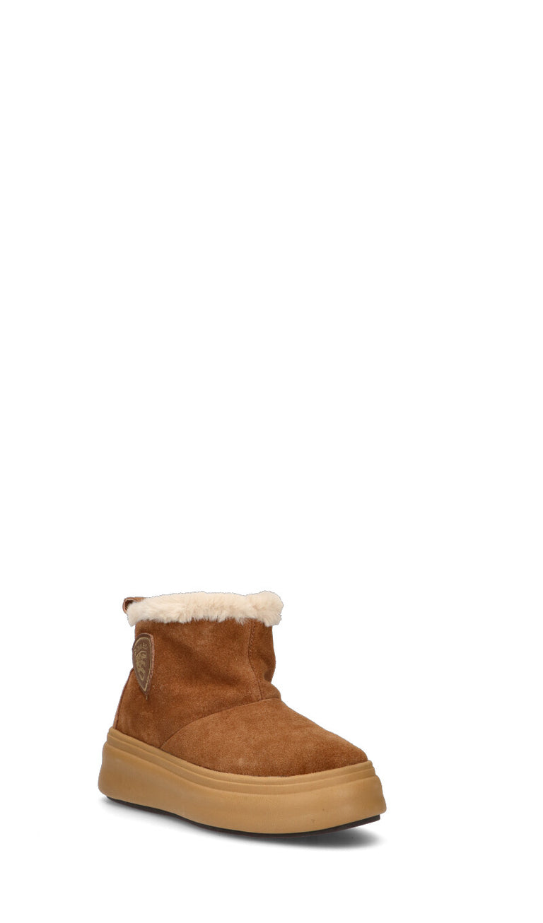 BLAUER Stivaletto pelo donna cognac in suede