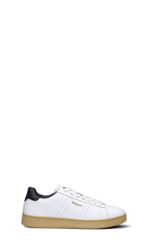 BLAUER Sneaker uomo bianca/nera in pelle