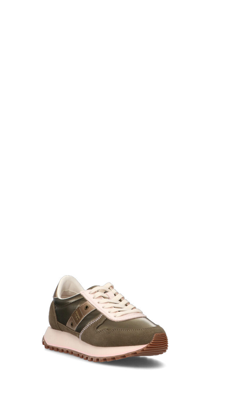 BLAUER Sneaker donna taupe in suede