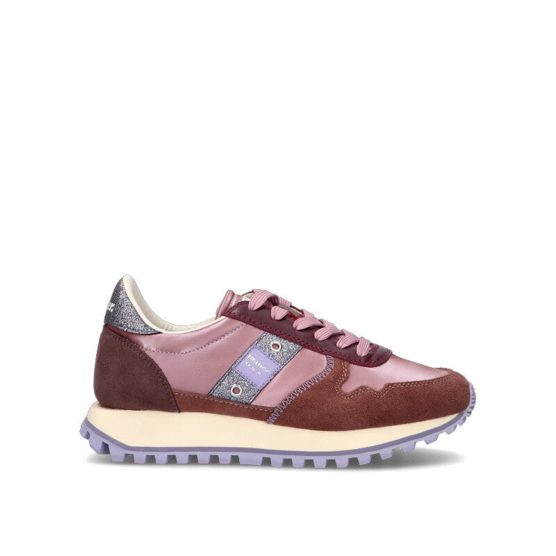 BLAUER Sneaker donna rosa in suede